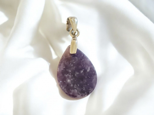 pendentif lépidolite goutte